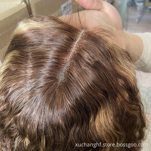 Bob Wigs Human Hair Lace Front, Blonde Bob Highlight Color Lace Front Wig Virgin Human Hair,Kinky Curly Short Bob Wig